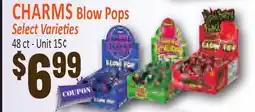 Jetro CHARMS Blow Pops offer