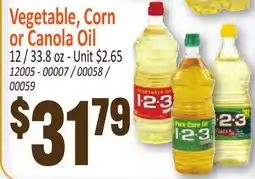 Jetro Vegetable, Corn or Canola Oil offer