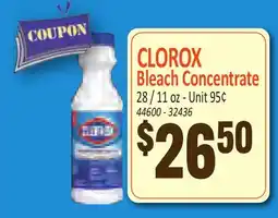 Jetro CLOROX Bleach Concentrate offer