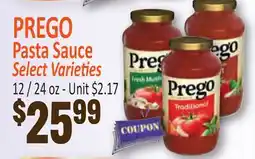 Jetro PREGO Pasta Sauce offer