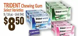 Jetro TRIDENT Chewing Gum offer