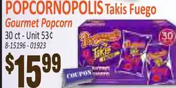 Jetro POPcornopolis Takis Fuego Gourmet Popcorn offer
