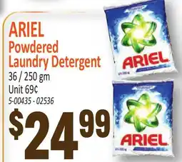 Jetro ARIEL Powdered Laundry Detergent offer