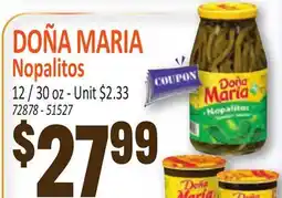 Jetro DOÑA MARIA Nopalitos offer