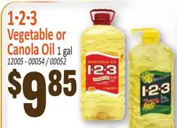Jetro 1-2-3 Vegetable or Canola Oil offer