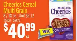 Jetro Cheerios Cereal Multi Grain offer