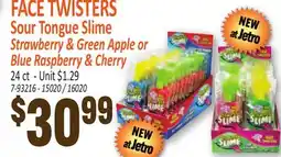 Jetro FACE TWISTERS Sour Tongue Slime offer