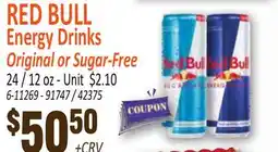 Jetro RED BULL Energy Drinks offer