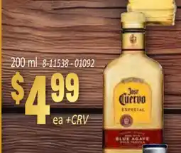 Jetro José Cuervo Especial offer