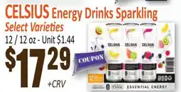 Jetro CELSIUS Energy Drinks Sparkling offer