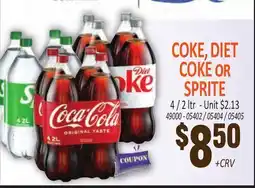 Jetro COKE, DIET COKE OR SPRITE offer
