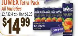 Jetro JUMEX Tetra Pack offer
