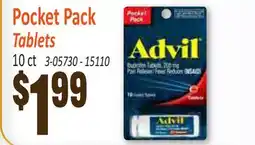 Jetro Advil Pocket Pack Tablets offer