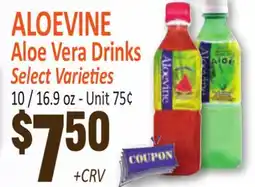 Jetro ALOEVINE Aloe Vera Drinks offer