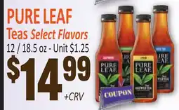 Jetro PURE LEAF Teas Select Flavors offer