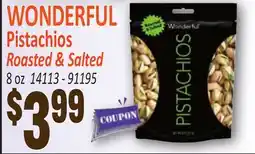 Jetro WONDERFUL Pistachios Roasted & Salted offer