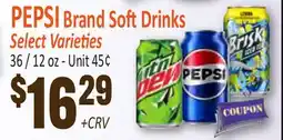 Jetro PEPSI Brand Soft Drinks offer