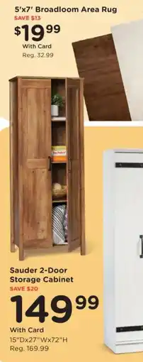 Fred Meyer Sauder 2-Door Storage Cabinet offer