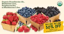 Sprouts Farmers Market Organic Strawberries Blueberries Raspberries or Blackberries offer
