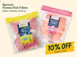 Sprouts Farmers Market Sprouts frozen fish fillets offer
