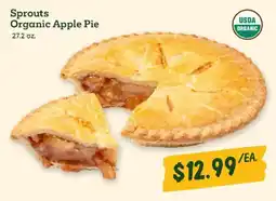 Sprouts Farmers Market Sprouts organic apple pie offer