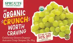 Sprouts Farmers Market Sprouts Farmers Market California Grown Organic Autumn Crisp Grapes offer
