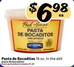 Fresco y Más Park Avenue pasta de bocaditos offer