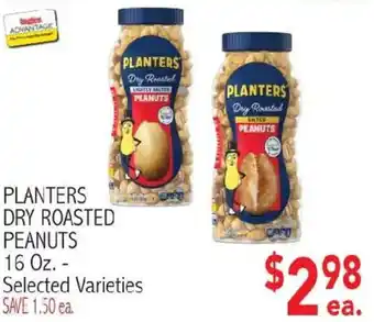 Planters dry roasted peanuts