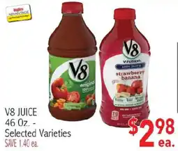 Ingles Markets V8 juice offer