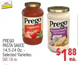 Ingles Markets Prego pasta sauce offer