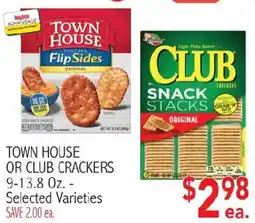 Ingles Markets Town House or Club Crackers offer