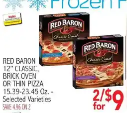 Ingles Markets Red Baron 12" Classic, Brick Oven or Thin Pizza offer