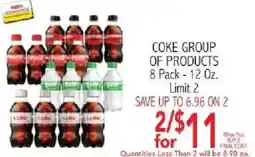 Ingles Markets Coke Group of Products offer