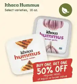 Sprouts Farmers Market Ithaca Hummus offer