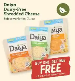 Sprouts Farmers Market Daiya Dairy-Free Shredded Cheese offer