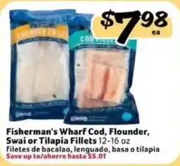 Fresco y Más Fisherman's Wharf Cod, Flounder, Swai or Tilapia Fillets offer
