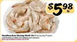 Fresco y Más Headless Raw Shrimp Shell-On offer