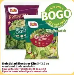 Fresco y Más Dole Salad Blends or Kits offer