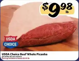 Fresco y Más Usda choice beef whole picanha offer