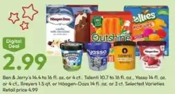 Stater Bros Ben & Jerry's, Talenti, Yasso, Breyers or Häagen-Dazs offer
