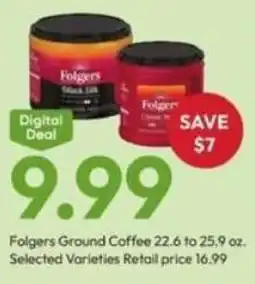 Stater Bros Folgers Ground Coffee offer