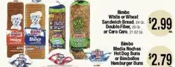 Big Saver Foods Bimbo White or Wheat Sandwich Bread offer