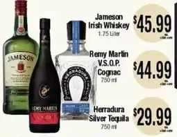 Big Saver Foods Herradura Silver Tequila offer