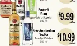 Big Saver Foods New Amsterdam Vodka offer