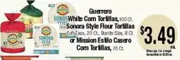 Big Saver Foods Guerrero White Corn Tortillas offer