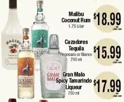 Big Saver Foods Malibu Coconut Rum offer