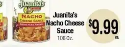 Big Saver Foods Juanita's nacho cheese sauce offer