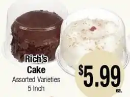 Big Saver Foods Rich's Cake offer