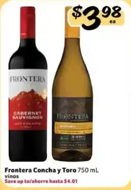 Fresco y Más Frontera Concha y Toro offer