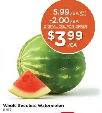 Whole Seedless Watermelon